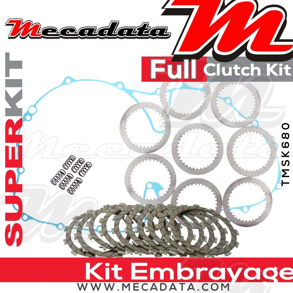 Superkit (Kit complet disques garnis, disques lisses, ressorts d'embrayage et joint carter) 