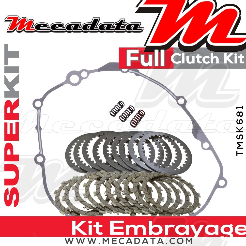 Superkit (Kit complet disques garnis, disques lisses, ressorts d'embrayage et joint carter) 