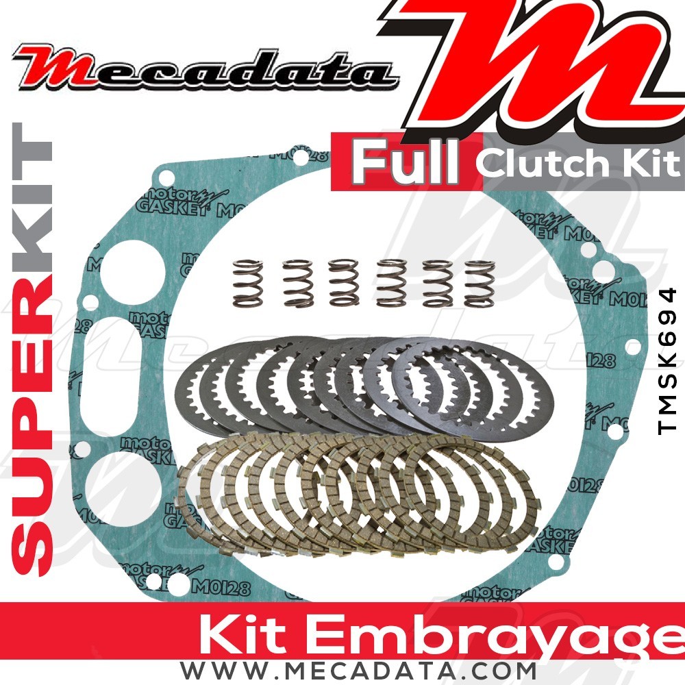 Superkit (Kit complet disques garnis, disques lisses, ressorts d'embrayage et joint carter) 
