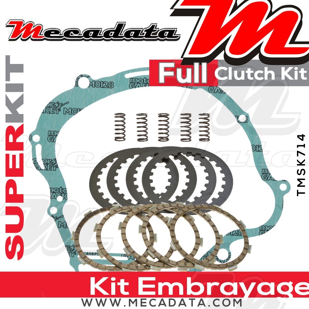 Superkit (Kit complet disques garnis, disques lisses, ressorts d'embrayage et joint carter) 