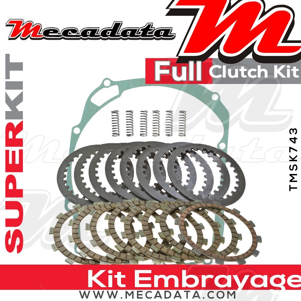 Superkit (Kit complet disques garnis, disques lisses, ressorts d'embrayage et joint carter) 