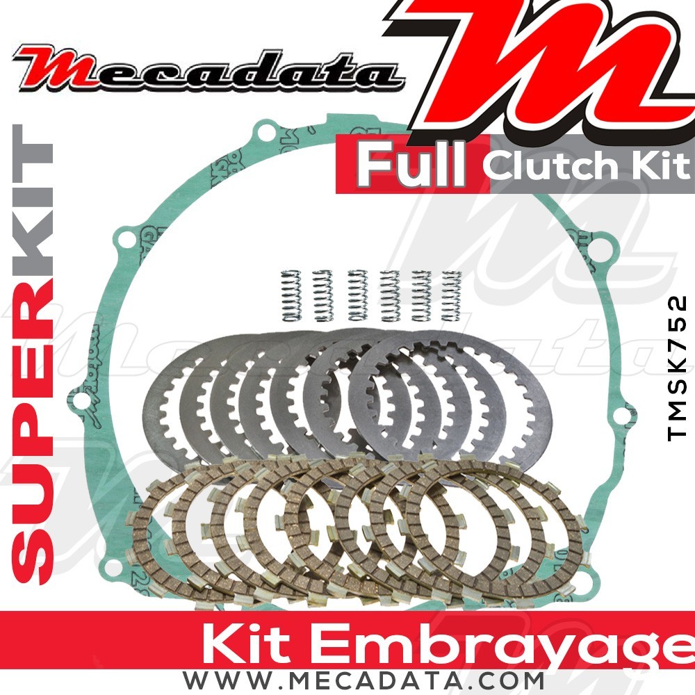 Superkit (Kit complet disques garnis, disques lisses, ressorts d'embrayage et joint carter) 