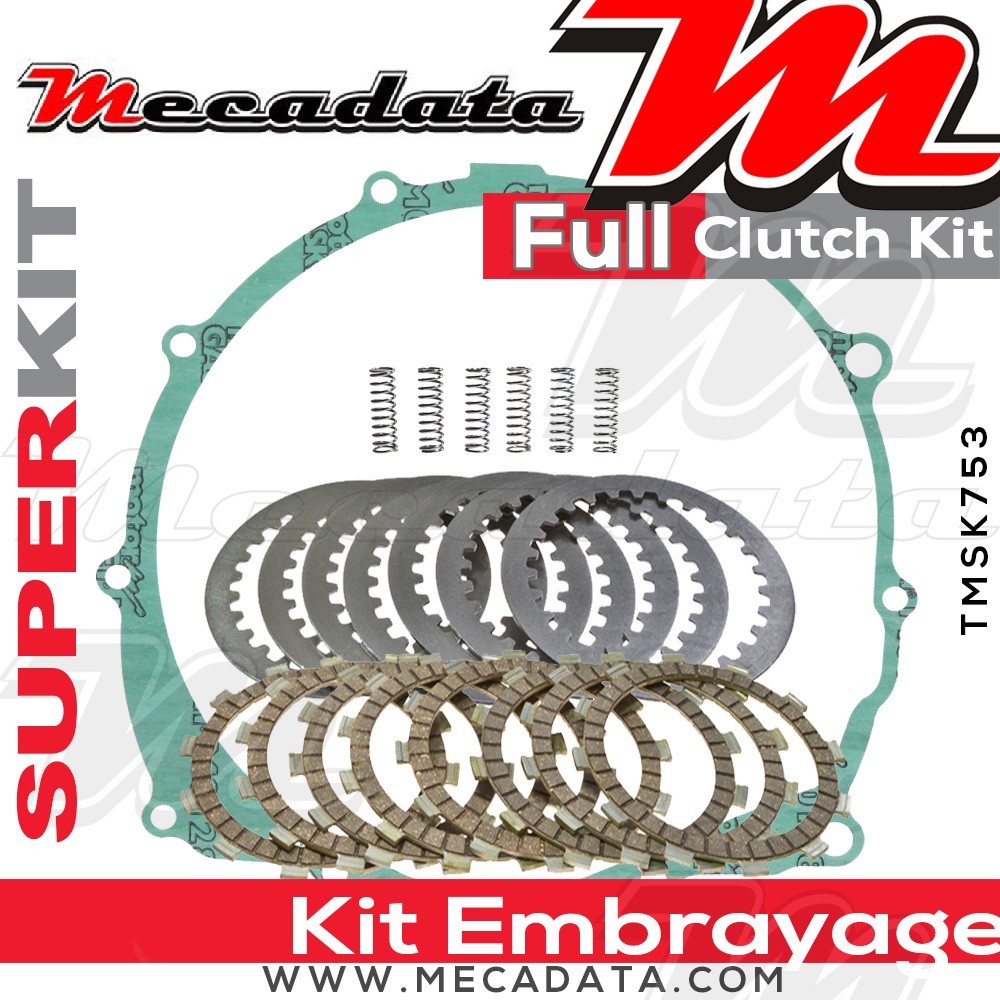 Superkit (Kit complet disques garnis, disques lisses, ressorts d'embrayage et joint carter) 