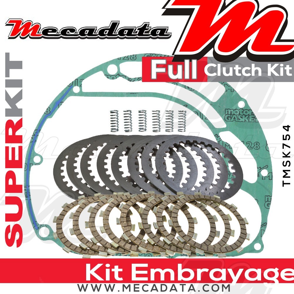 Superkit (Kit complet disques garnis, disques lisses, ressorts d'embrayage et joint carter) 