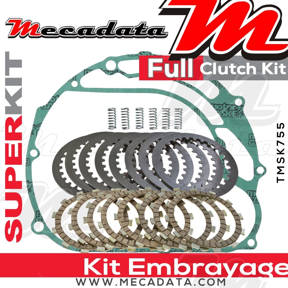 Superkit (Kit complet disques garnis, disques lisses, ressorts d'embrayage et joint carter) 