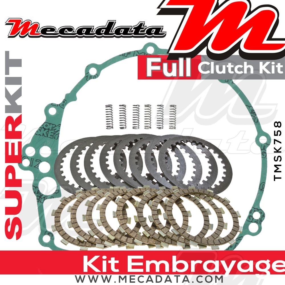 Superkit (Kit complet disques garnis, disques lisses, ressorts d'embrayage et joint carter) 