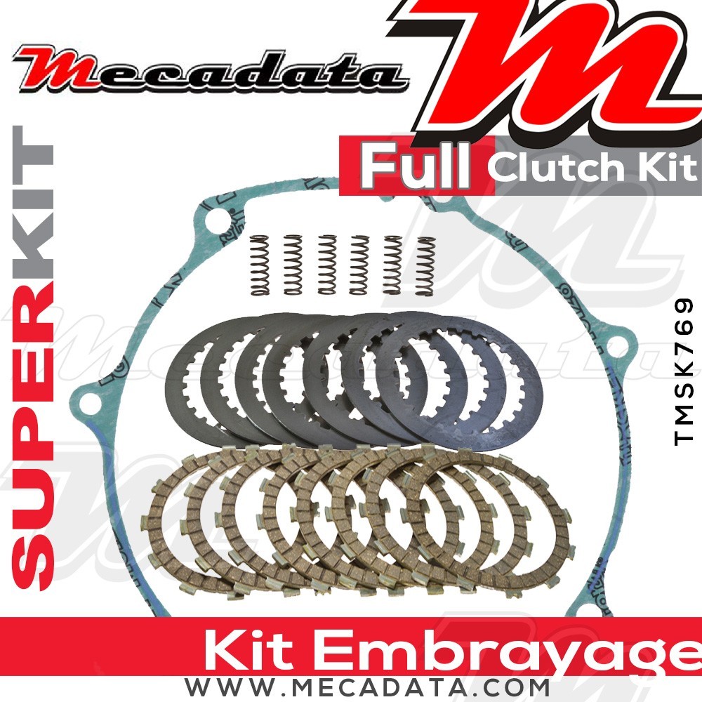 Superkit (Kit complet disques garnis, disques lisses, ressorts d'embrayage et joint carter) 