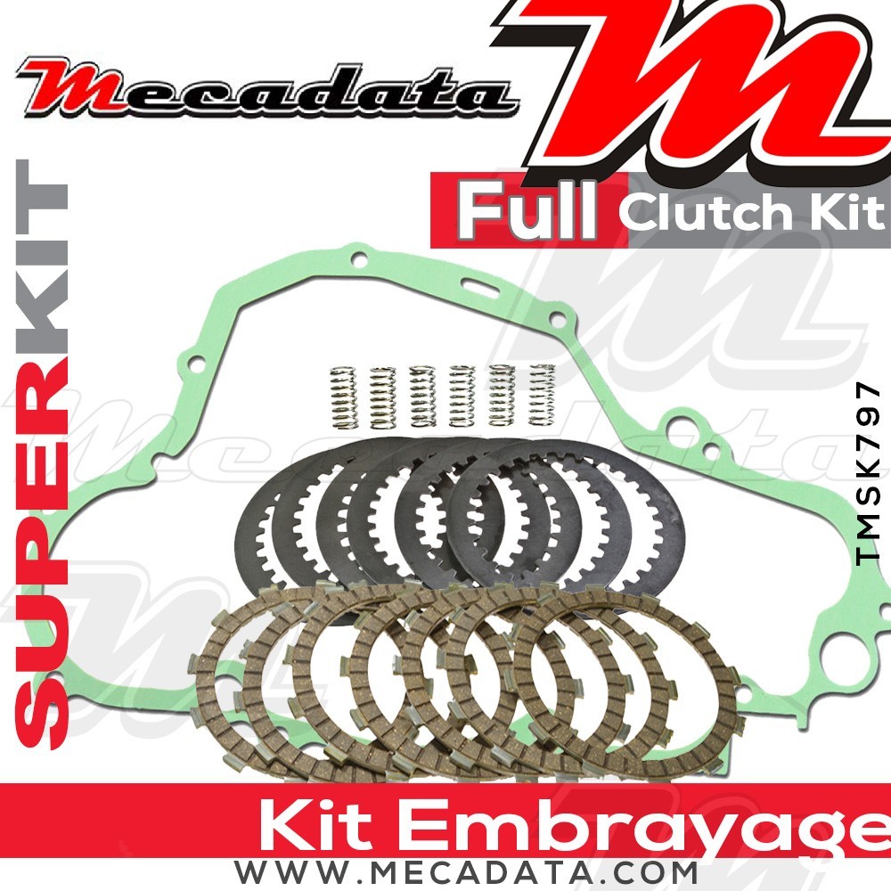 Superkit (Kit complet disques garnis, disques lisses, ressorts d'embrayage et joint carter) 