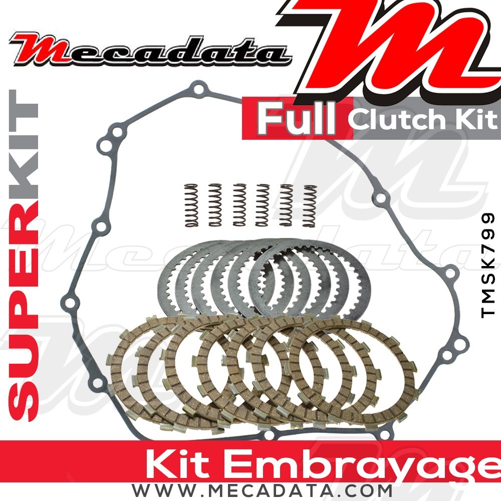 Superkit (Kit complet disques garnis, disques lisses, ressorts d'embrayage et joint carter) 