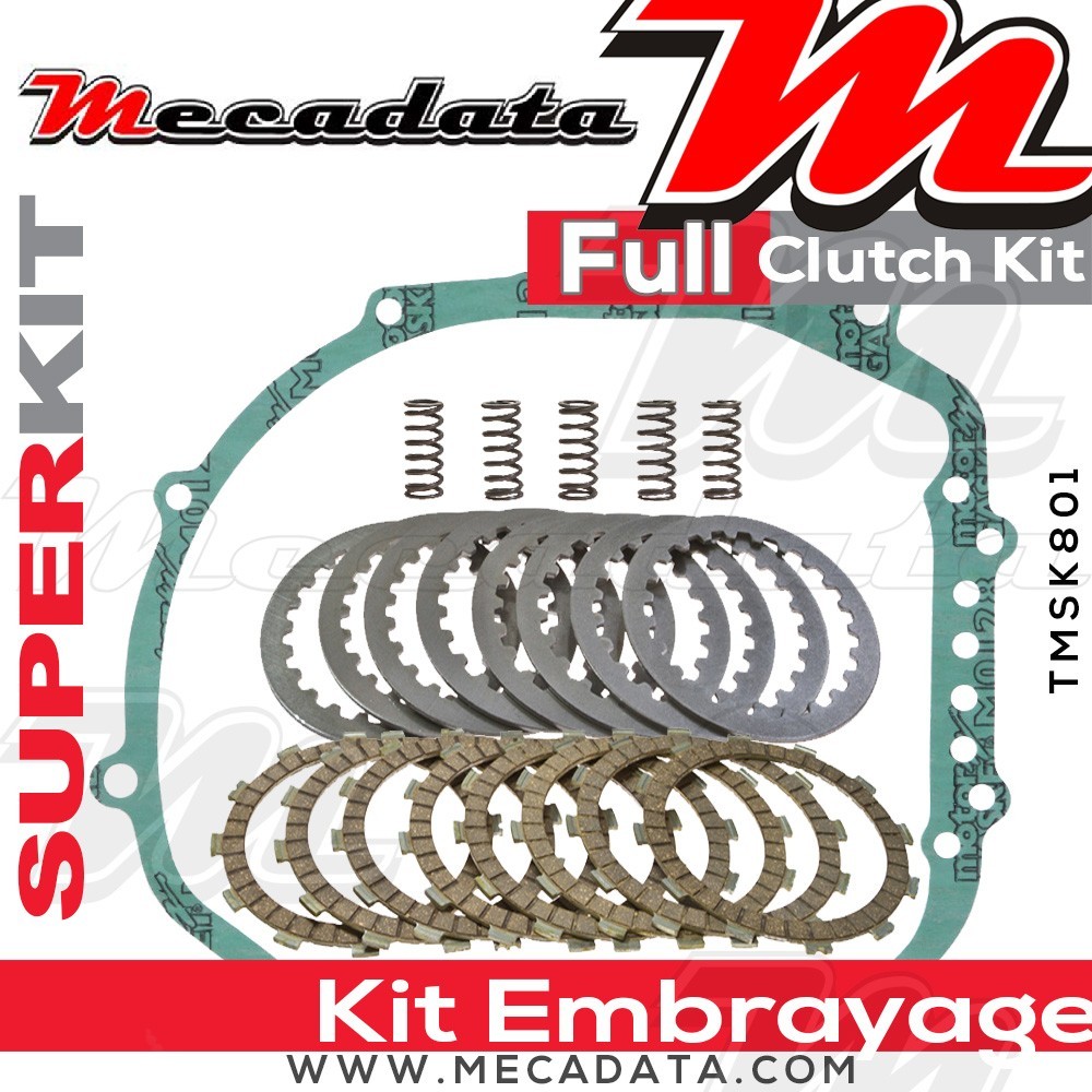 Superkit (Kit complet disques garnis, disques lisses, ressorts d'embrayage et joint carter) 