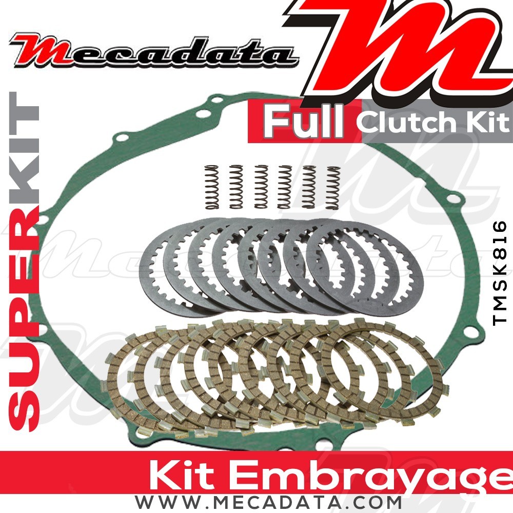 Superkit (Kit complet disques garnis, disques lisses, ressorts d'embrayage et joint carter) 