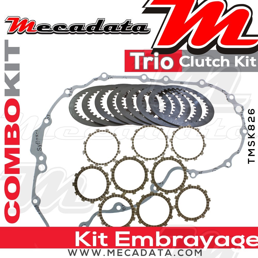 Combokit (disques garnis, disques lisses et joint carter) 