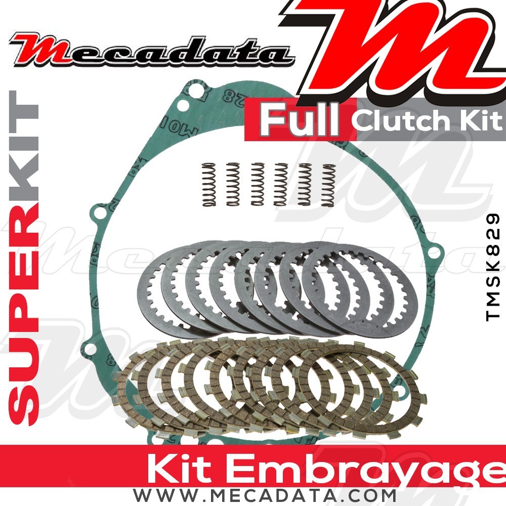 Superkit (Kit complet disques garnis, disques lisses, ressorts d'embrayage et joint carter) 
