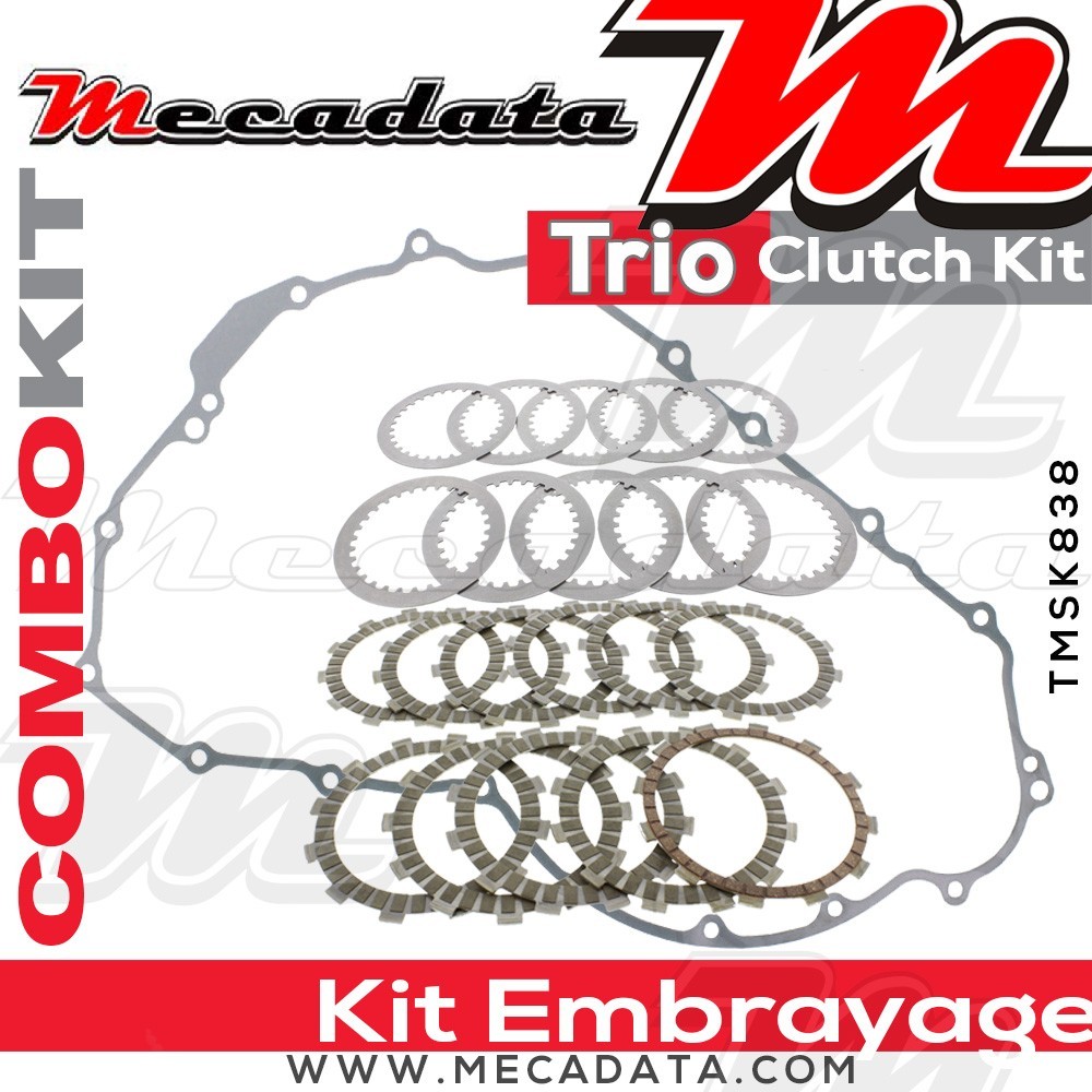 Combokit (disques garnis, disques lisses et joint carter) 