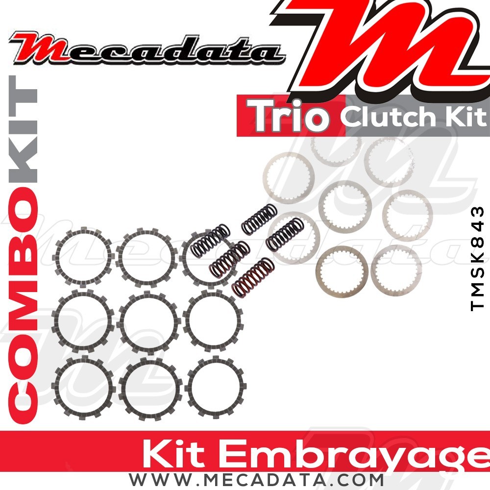 Combokit (disques garnis, disques lisses et ressorts d'embrayage) 