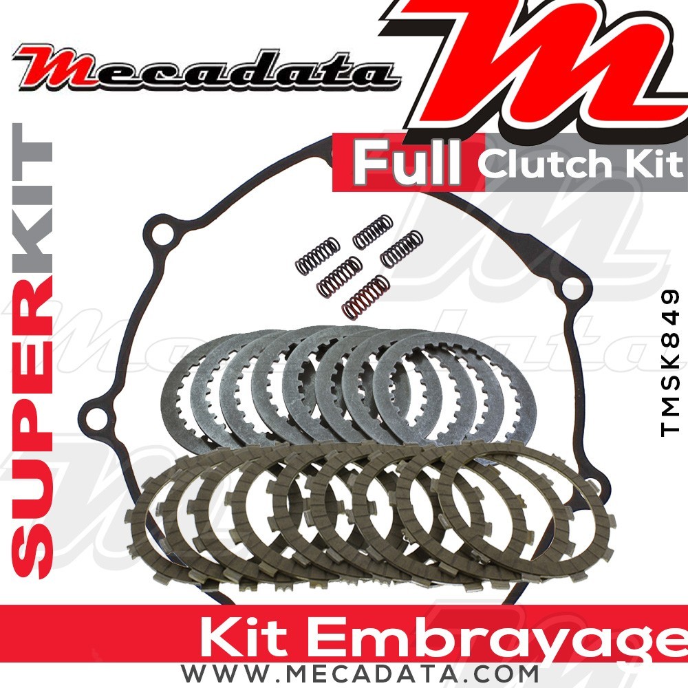 Superkit (Kit complet disques garnis, disques lisses, ressorts d'embrayage et joint carter) 