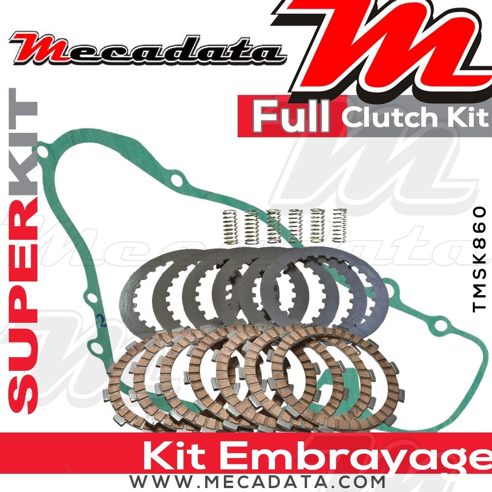 Superkit (Kit complet disques garnis, disques lisses, ressorts d'embrayage et joint carter) 