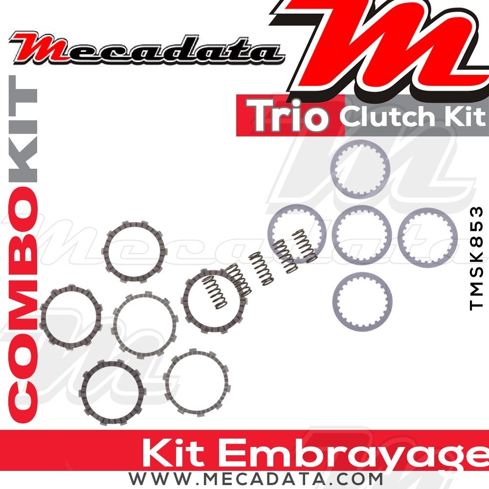 Combokit (disques garnis, disques lisses et ressorts d'embrayage) 