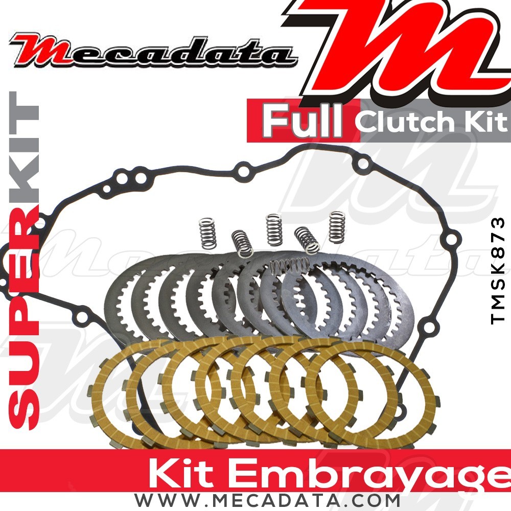 Superkit (Kit complet disques garnis, disques lisses, ressorts d'embrayage et joint carter) 