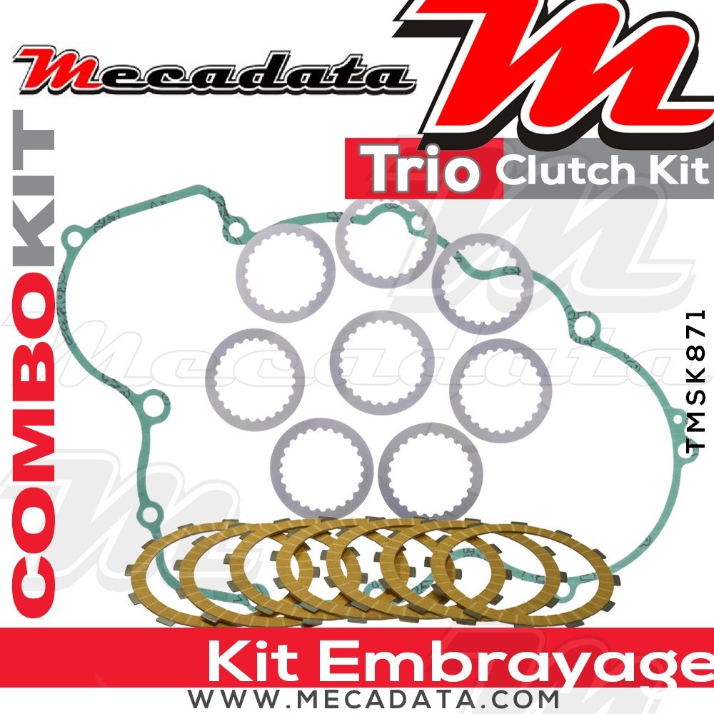 Combokit (disques garnis, disques lisses et joint carter) 