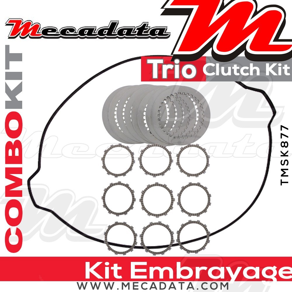 Combokit (disques garnis, disques lisses et joint carter) 