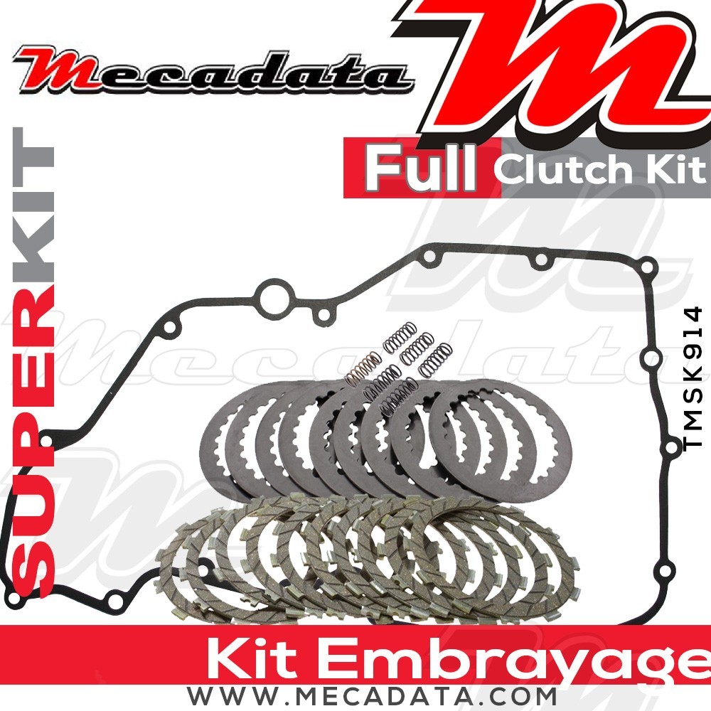 Superkit (Kit complet disques garnis, disques lisses, ressorts d'embrayage et joint carter) 