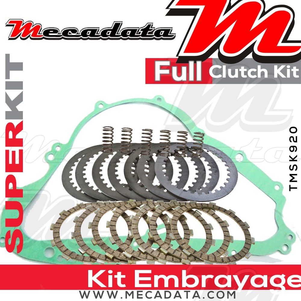 Superkit (Kit complet disques garnis, disques lisses, ressorts d'embrayage et joint carter) 