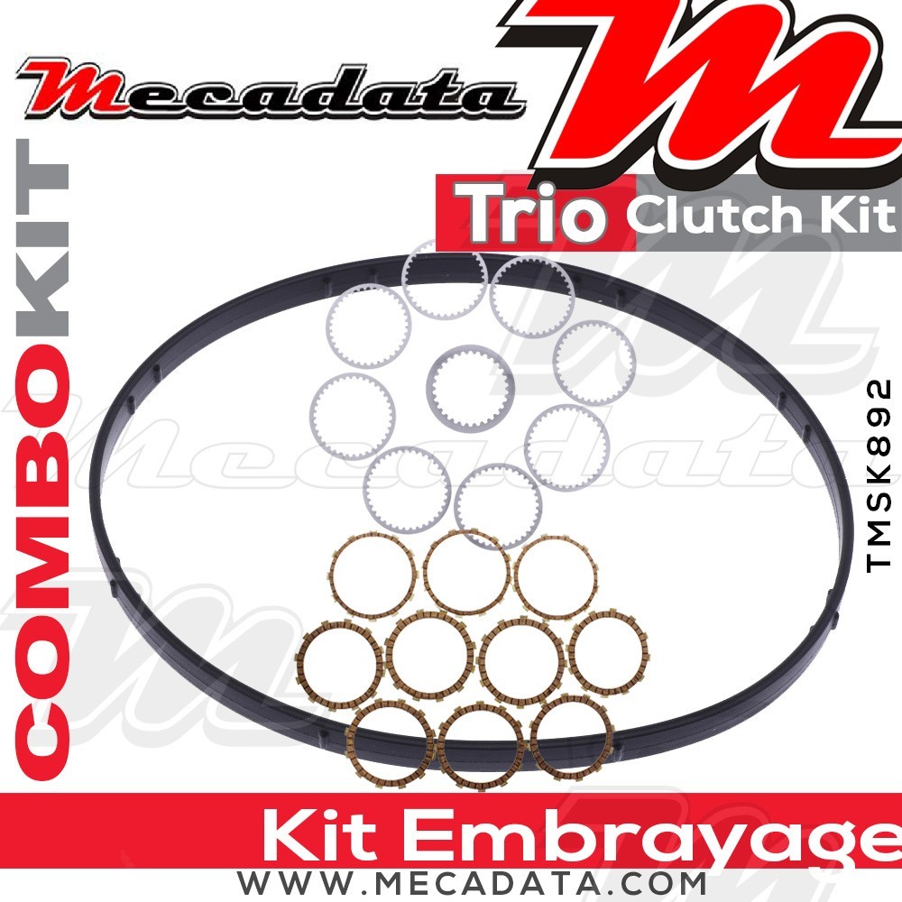 Combokit (disques garnis, disques lisses et joint carter) 