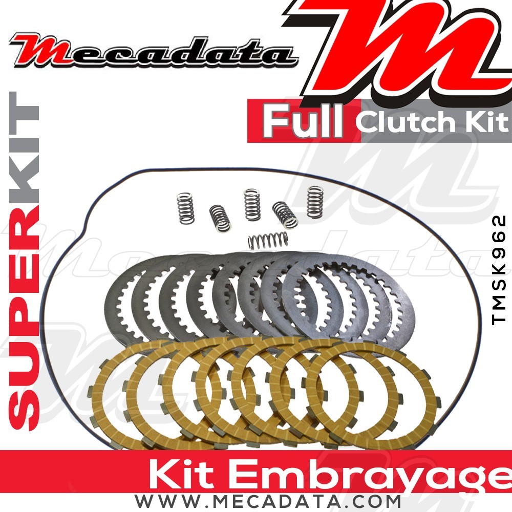 Superkit (Kit complet disques garnis, disques lisses, ressorts d'embrayage et joint carter) 