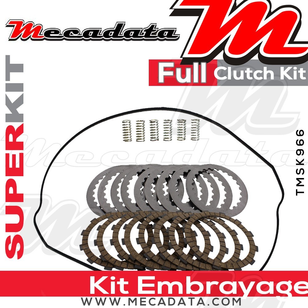 Superkit (Kit complet disques garnis, disques lisses, ressorts d'embrayage et joint carter) 