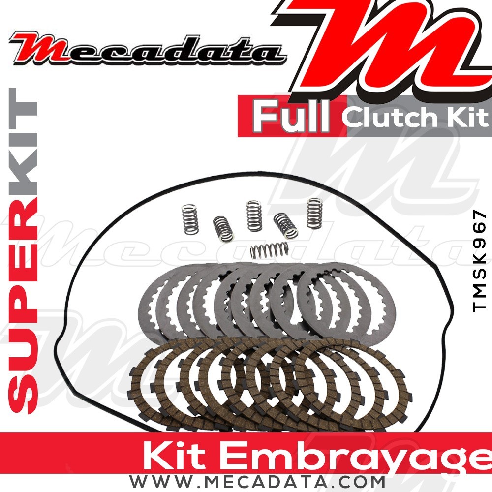 Superkit (Kit complet disques garnis, disques lisses, ressorts d'embrayage et joint carter) 