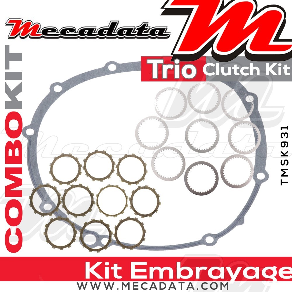 Combokit (disques garnis, disques lisses et joint carter) 