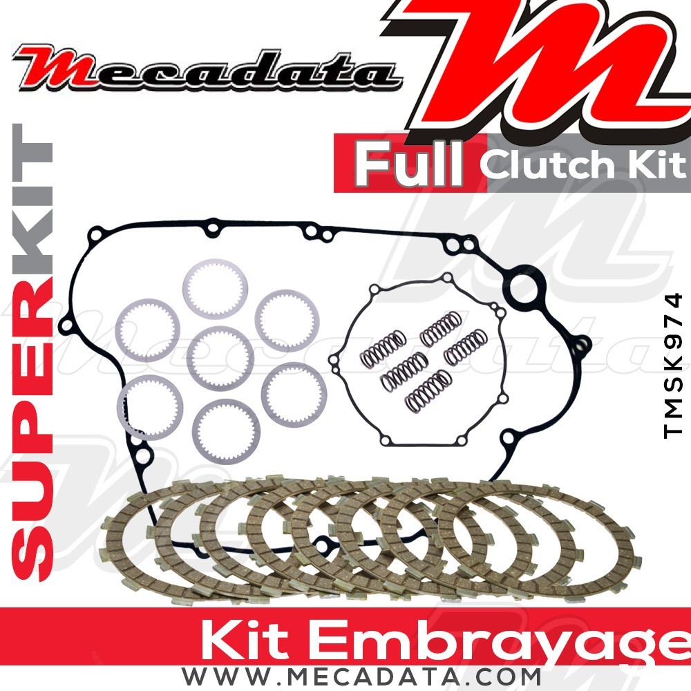 Superkit (Kit complet disques garnis, disques lisses, ressorts d'embrayage et joints carter) 