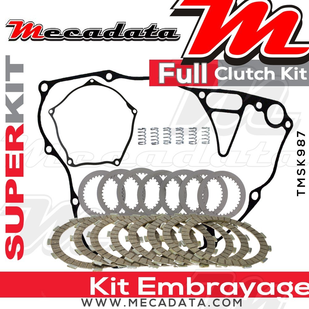 Superkit (Kit complet disques garnis, disques lisses, ressorts d'embrayage et joints carter) 