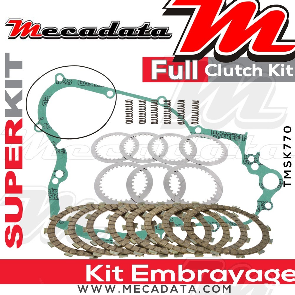 Superkit (Kit complet disques garnis, disques lisses, ressorts d'embrayage et joints carter) 