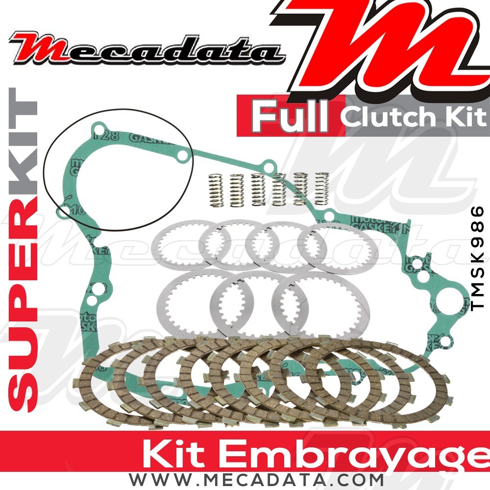 Superkit (Kit complet disques garnis, disques lisses, ressorts d'embrayage et joints carter) 