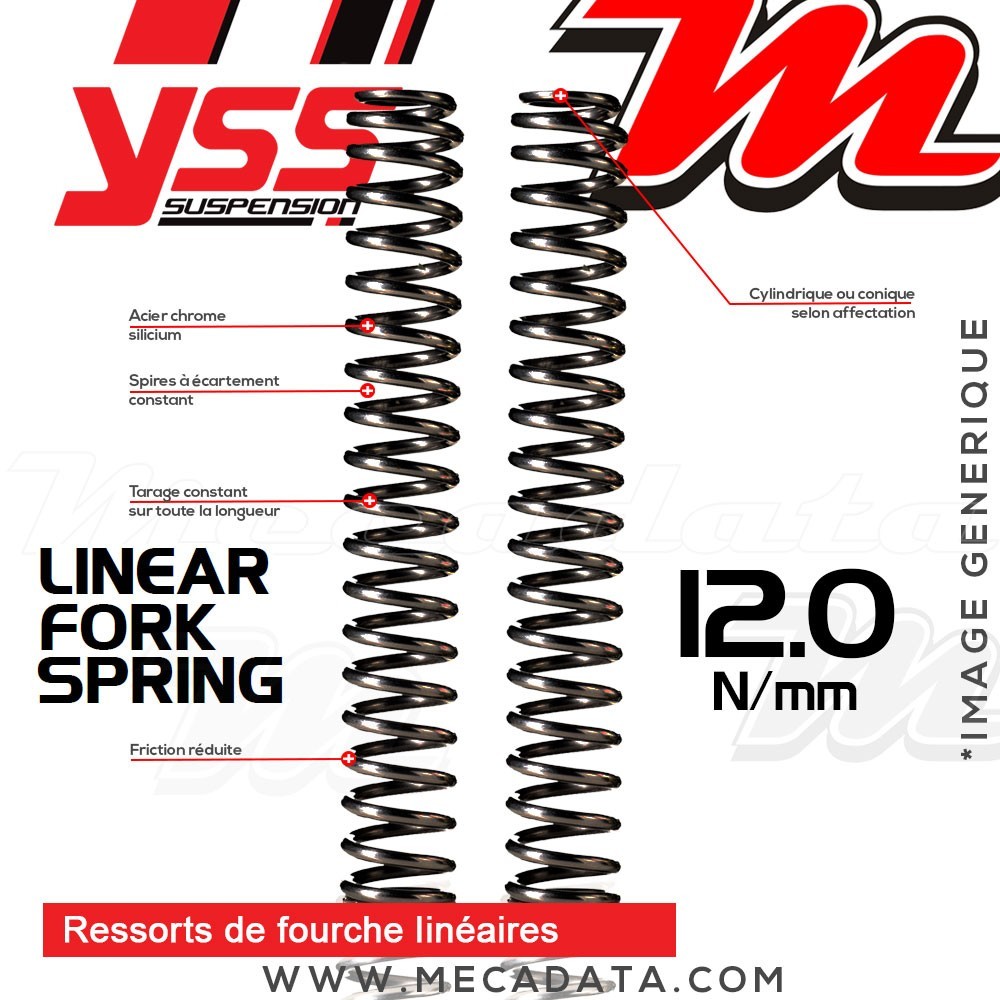 Ressorts de fourche Linéaires YSS 