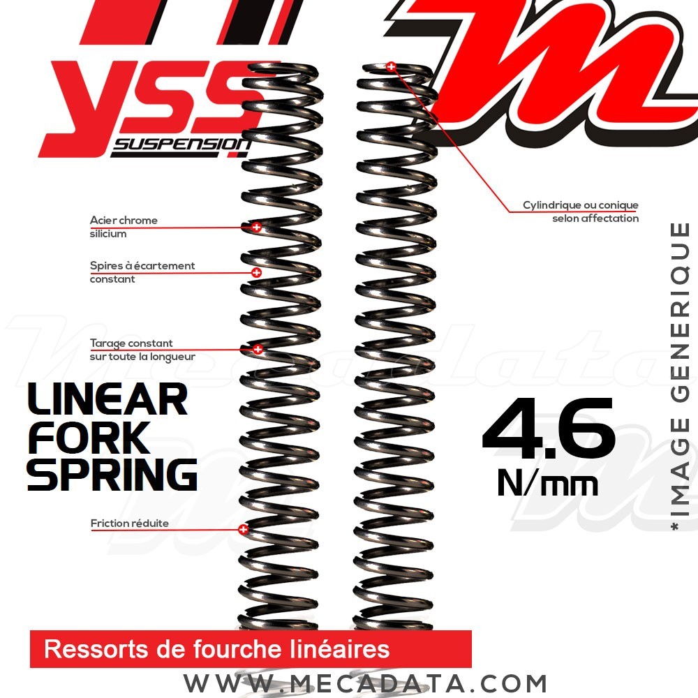 Ressorts de fourche Linéaires YSS 