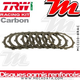Disques d'embrayage garnis renforcés Racing ~ TRW Lucas MCC 110-8RAC 