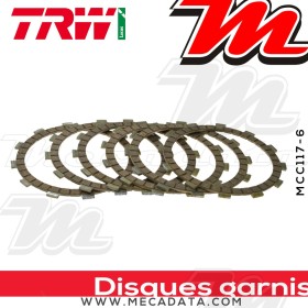 Disques d'embrayage garnis ~ TRW Lucas MCC 117-6 