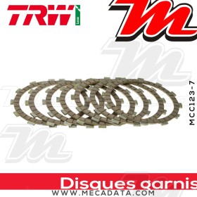 Disques d'embrayage garnis ~ TRW Lucas MCC 123-7 