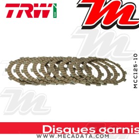 Disques d'embrayage garnis ~ TRW Lucas MCC 125-10 