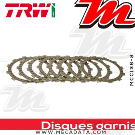 Disques d'embrayage garnis ~ TRW Lucas MCC 138-8 