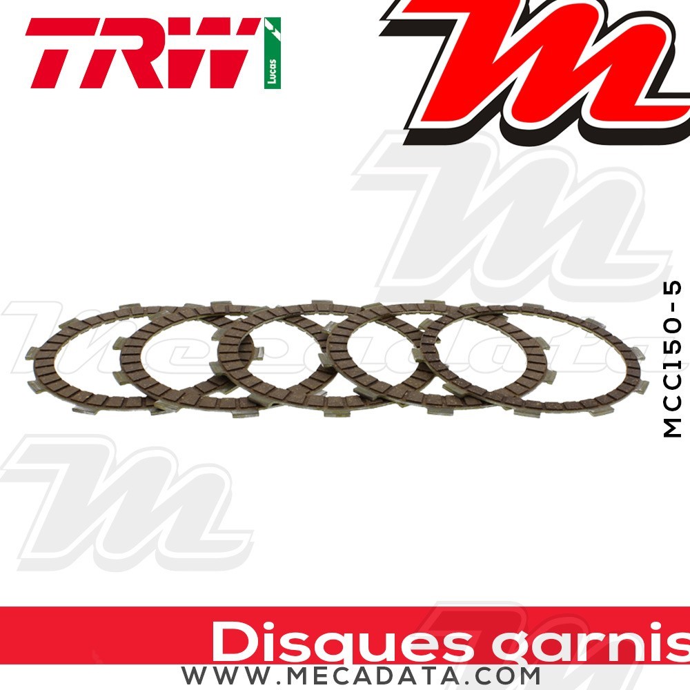 Disques d'embrayage garnis ~ TRW Lucas MCC 150-5 