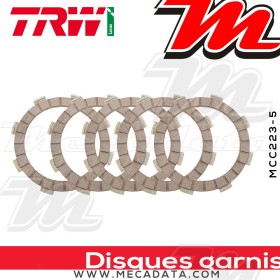 Disques d'embrayage garnis ~ TRW Lucas MCC 223-5 
