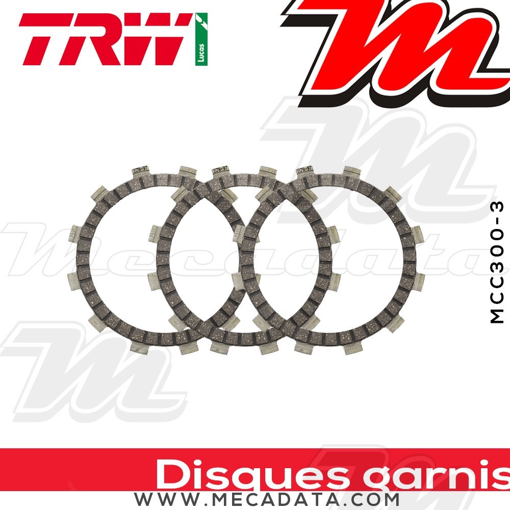 Disques d'embrayage garnis ~ TRW Lucas MCC 300-3 