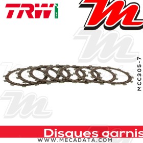 Disques d'embrayage garnis ~ TRW Lucas MCC 305-7 