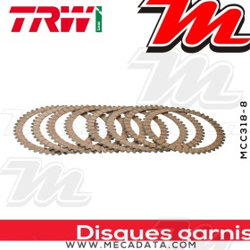 Disques d'embrayage garnis ~ TRW Lucas MCC 318-8 