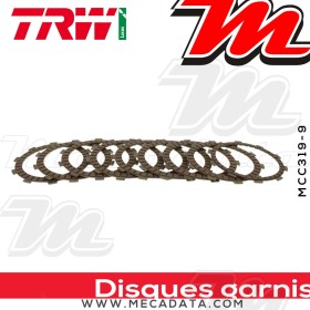 Disques d'embrayage garnis ~ TRW Lucas MCC 319-9 