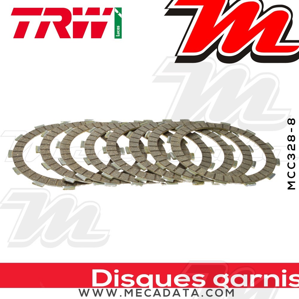 Disques d'embrayage garnis ~ TRW Lucas MCC 328-8 